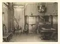 Early photograph of the dining room