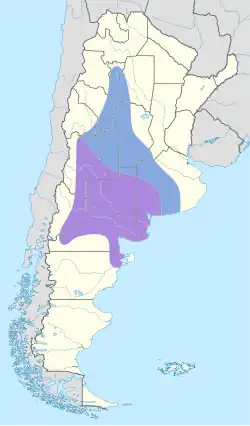 Map of range