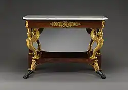 Pier Table, Charles-Honoré Lannuier, Made in New York, New York, 1815–19