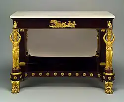 Pier table, Charles-Honoré Lannuier, Made in New York, New York, 1815–19