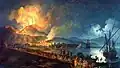 Eruzione del Vesuvio del 1771 o 1779 [alt: Eruzione del Vesuvio dal ponte della Maddalena], ca. 1782?, Museo di Capodimonte, Naples, Italy, inv. S 84049