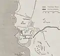 Montet's 1924 diagram of the Byblos archaeological site