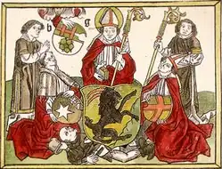 The bishop Henry and Lalli