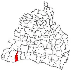 Location in Dolj County
