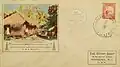 A 1938 first day cover celebrating the arrival of radio to Pitcairn Island, using a stamp from New Zealand with a Pitcairn Island cancellation