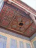 Ceiling of one of the lodges