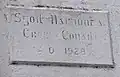 Plaque from Crossconnell school