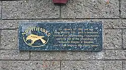 Plaque at Hells Kitchen Bar and Restaurant