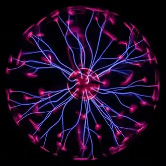Image 24Plasma globe, by Colin (from Wikipedia:Featured pictures/Sciences/Others)