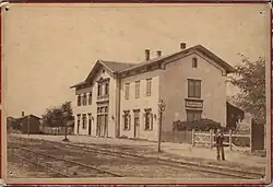 Original station, 1880
