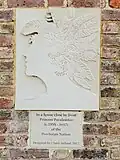 Plaque commemorating Pocahontas, who lived opposite the grounds of Syon House