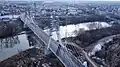 Transilvania bridge Satu Mare - view from Ștrandului street