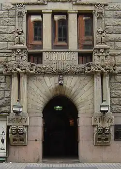 Alexanterinkatu Facade of Pohjola Insurance building, 1901.