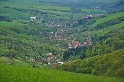View from Pasecké lazy hill