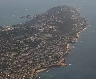 Aerial view of Point Loma, facing south, March 2007