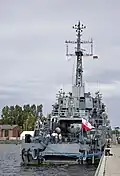 ORP Gniezno in Germany on 9 August 2008.