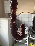 Sharots made with pomegranate must