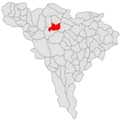 Location in Alba County