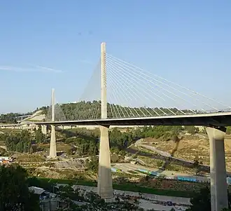 A view of Salah Bey Viaduct in 2015.