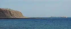 Port Stanvac jetty during decommissioning, March 2016
