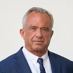 Robert F. Kennedy Jr, 26th U.S. secretary of health and human services in the Trump Cabinet (2025–present).
