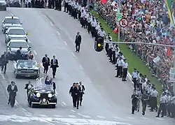 Brazilian presidential motorcade at the inauguration of Dilma Rousseff in Brasília, 2011