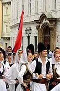 Eastern Serb male dress with šubara, Prague.