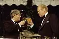 Ford and Schmidt at the state dinner for Schmidt on July 15, 1976