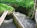 Mill stream and surrounding area prone to floods