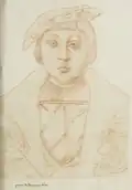 Drawing by Jacques de Boucq, c. 1570
