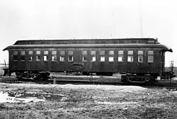 Exterior view of a Pullman car