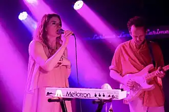 Pure Bathing Culture performing in 2019