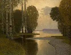 Landscape with Birch trees (1910)