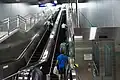 The escalators between the Everline and the Suin-Bundang Line