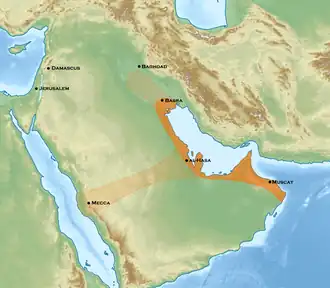 Qarmatians under Abu Tahir al-Jannabi in 930