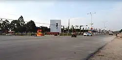 National Route 13, passing through the center of Bàu Bàng