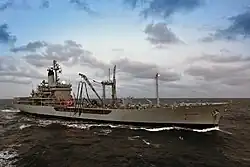 RFA Black Rover in the South Western Approaches of the English Channel