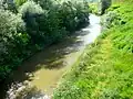 Târnava Mare river in Dumbrăveni