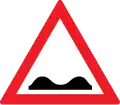 Uneven road