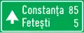 Distance to towns (highway)