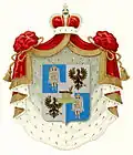 Coat of Arms of the Kozlovsky family from the Armorial of the All-Russian Nobility[109]