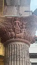 Detailed wood carving