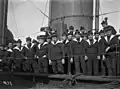 Crew members of Téméraire in May 1919