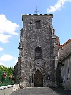 The church in Ranville