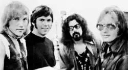 Rare Earth in 1970. Left to right: Rod Richards, Gil Bridges, Ed Guzman, Peter Rivera (not pictured are Kenny James and John Persh)
