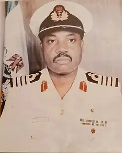 Rasheed Adisa Raji in Official Military Attire