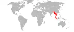 Map of range