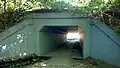 Viaduct at boat launch site leading to ferry landing site