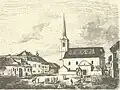 Reformed (Calvinist) Church of Székelyudvarhely with the Reformed High School
