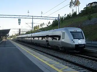 X55 at Örnsköldsvik Central Station